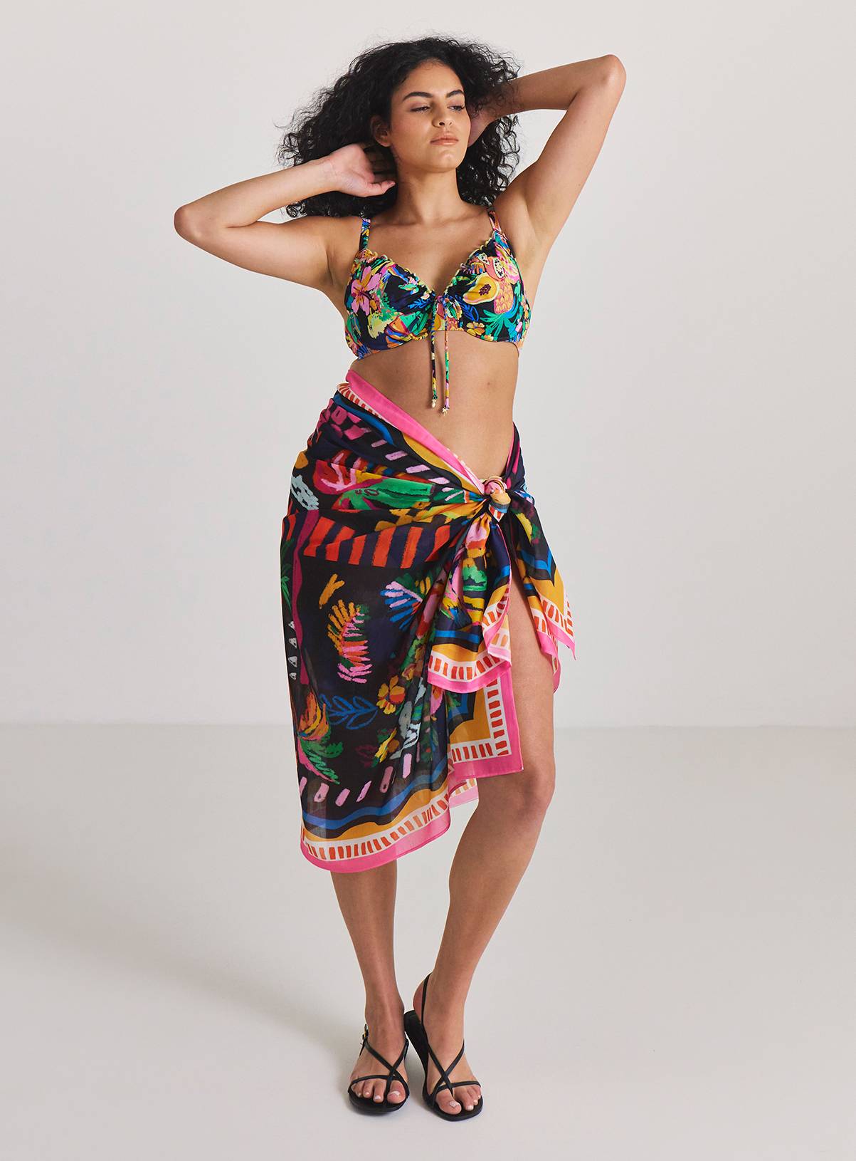 SIMPLY BE Printed Sarong M - Image 3